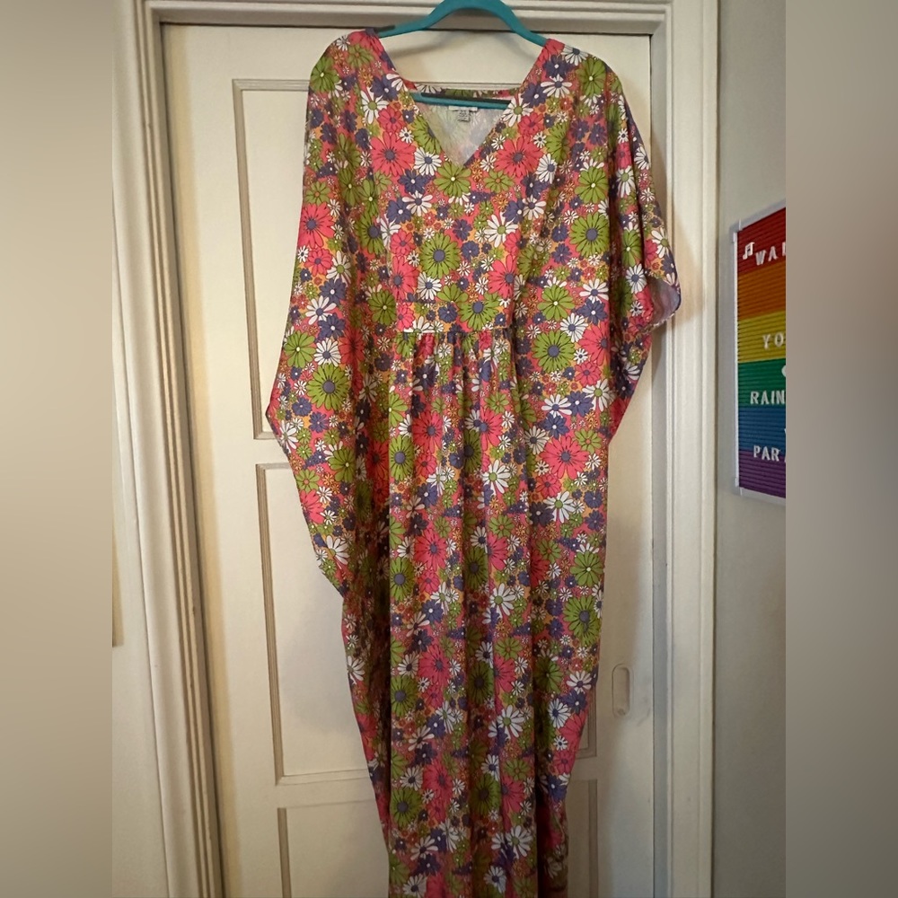 COPY - Unique vintage retro floral Caftan.